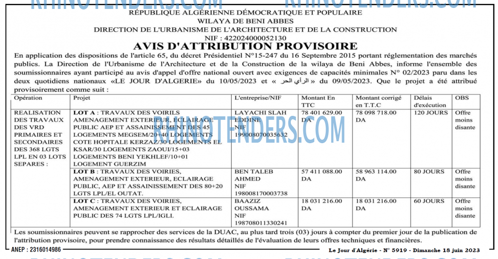 Le Jour d'Algérie