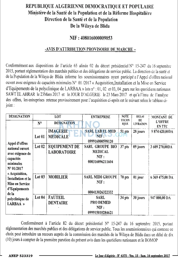 Le Jour d'Algérie