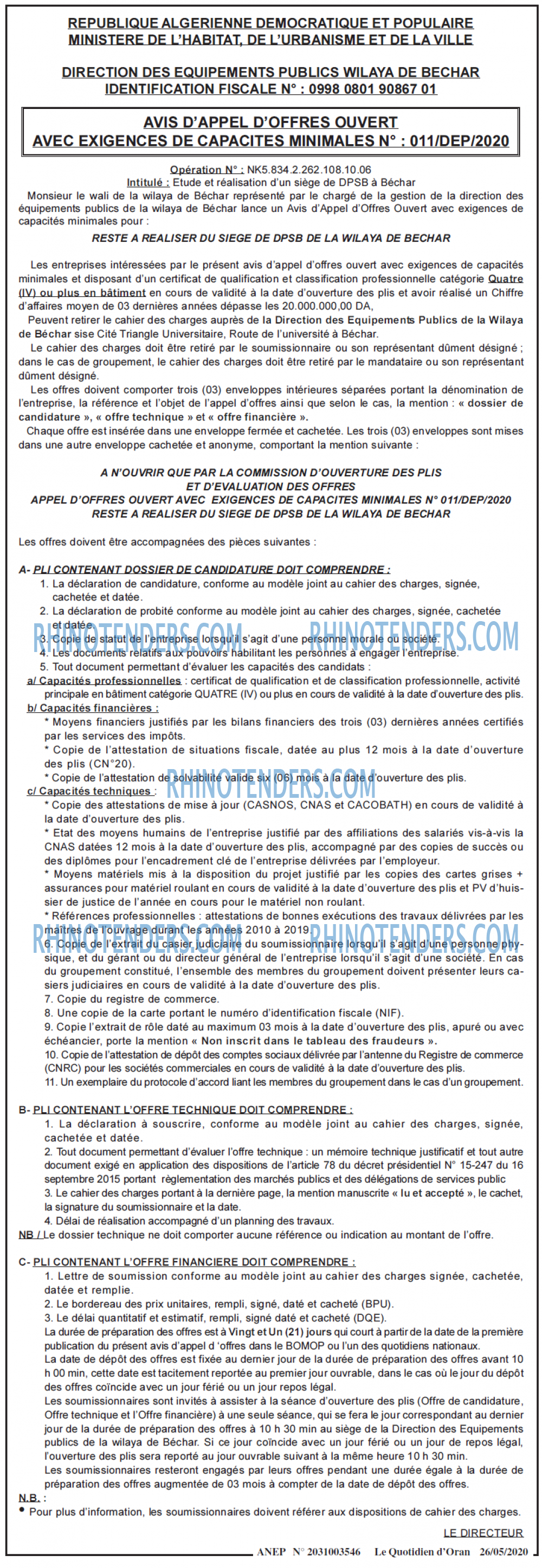 Le Quotidien d'Oran
