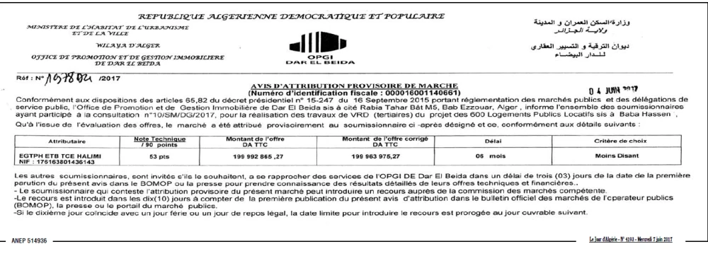 Le Jour d'Algérie