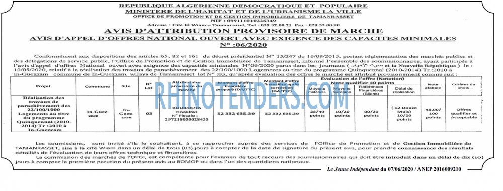 Jeune Independant