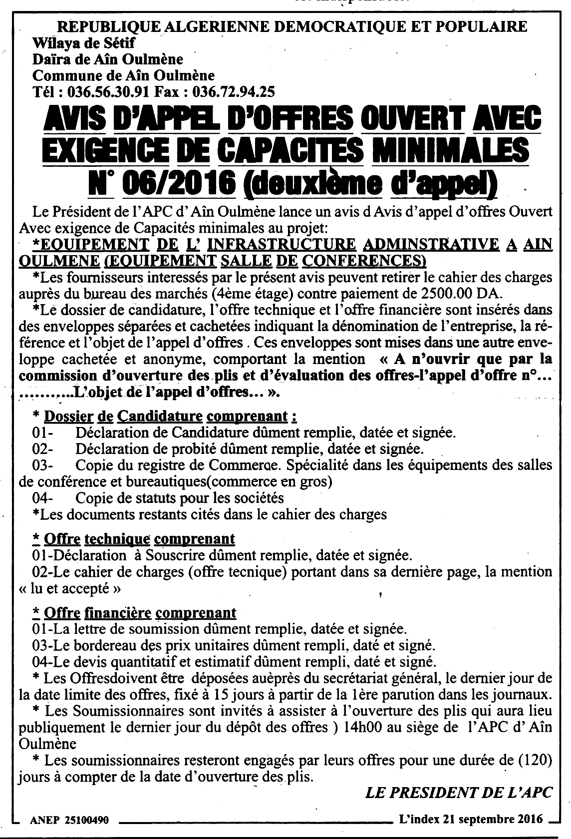 L'index