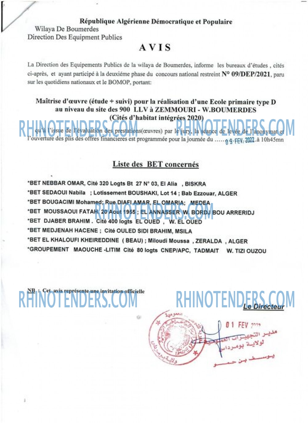 Rhinotenders