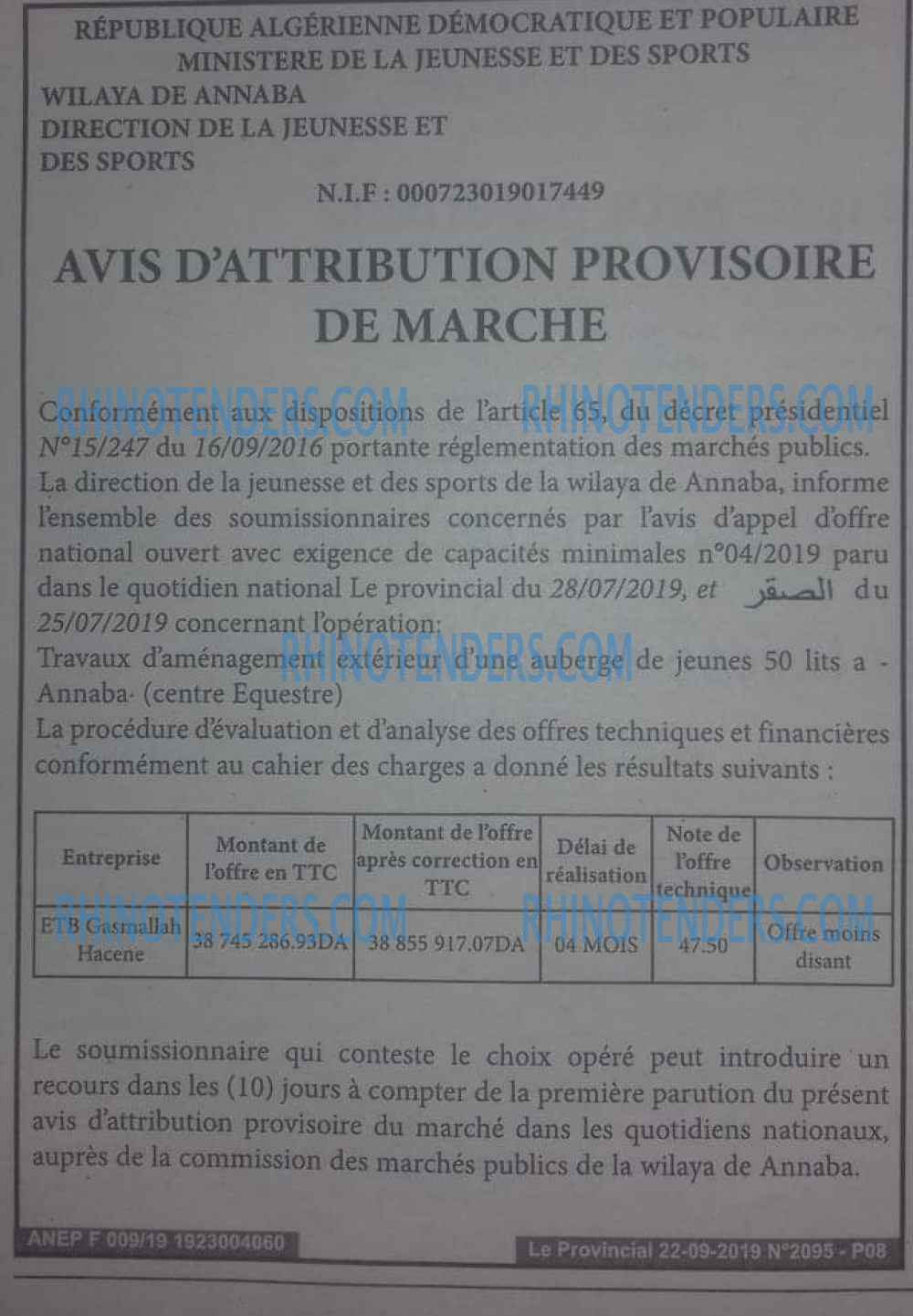 LE PROVINCIAL