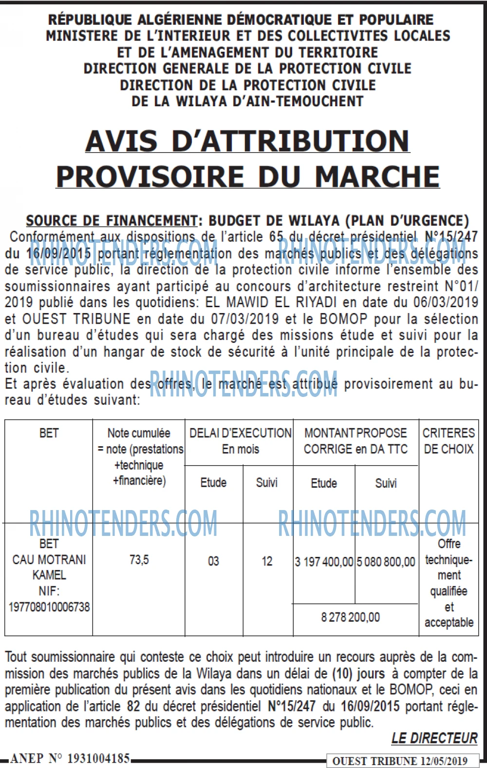 ouest TRIBUNE