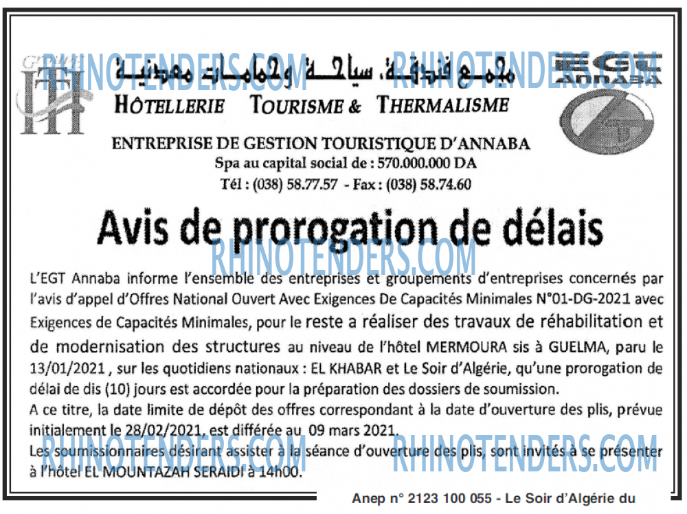 LE SOIR D'ALGERIE