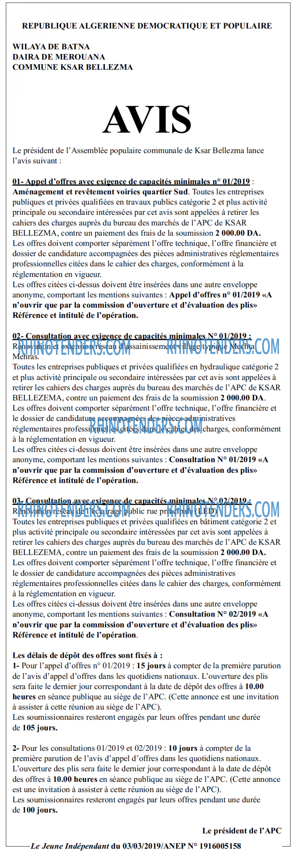 Le jeune indépendant