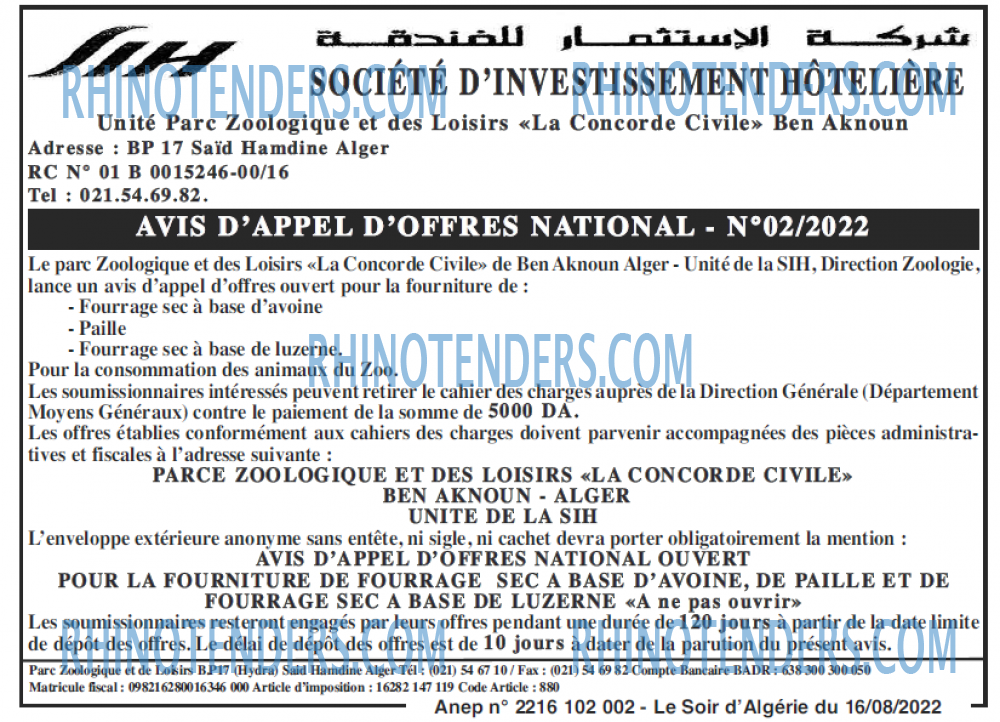 LE SOIR D'ALGERIE