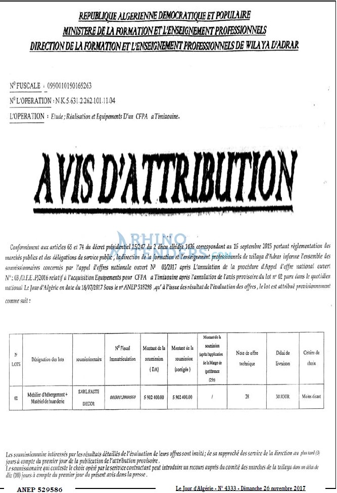 Le Jour d'Algérie