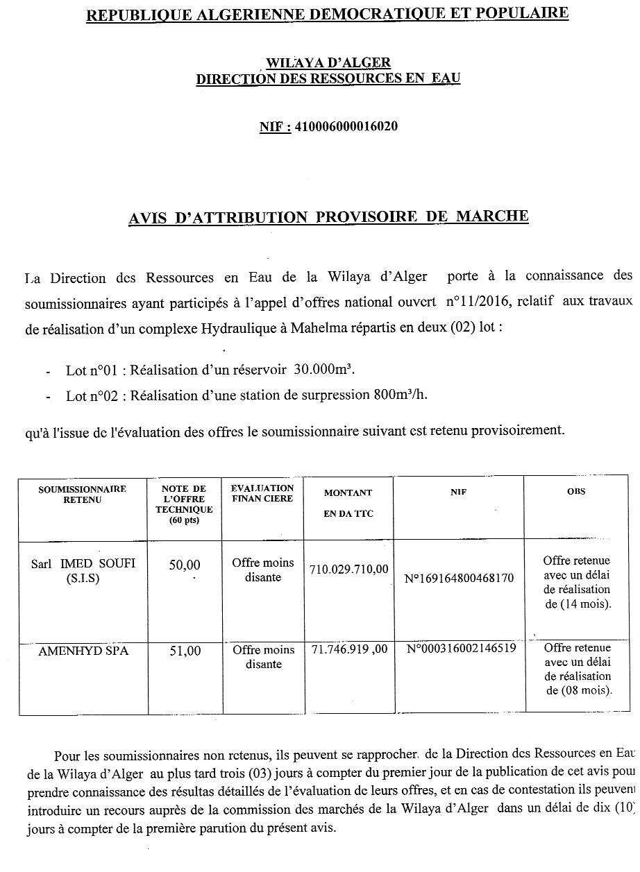 LA DEPECHE DE KABYLIE