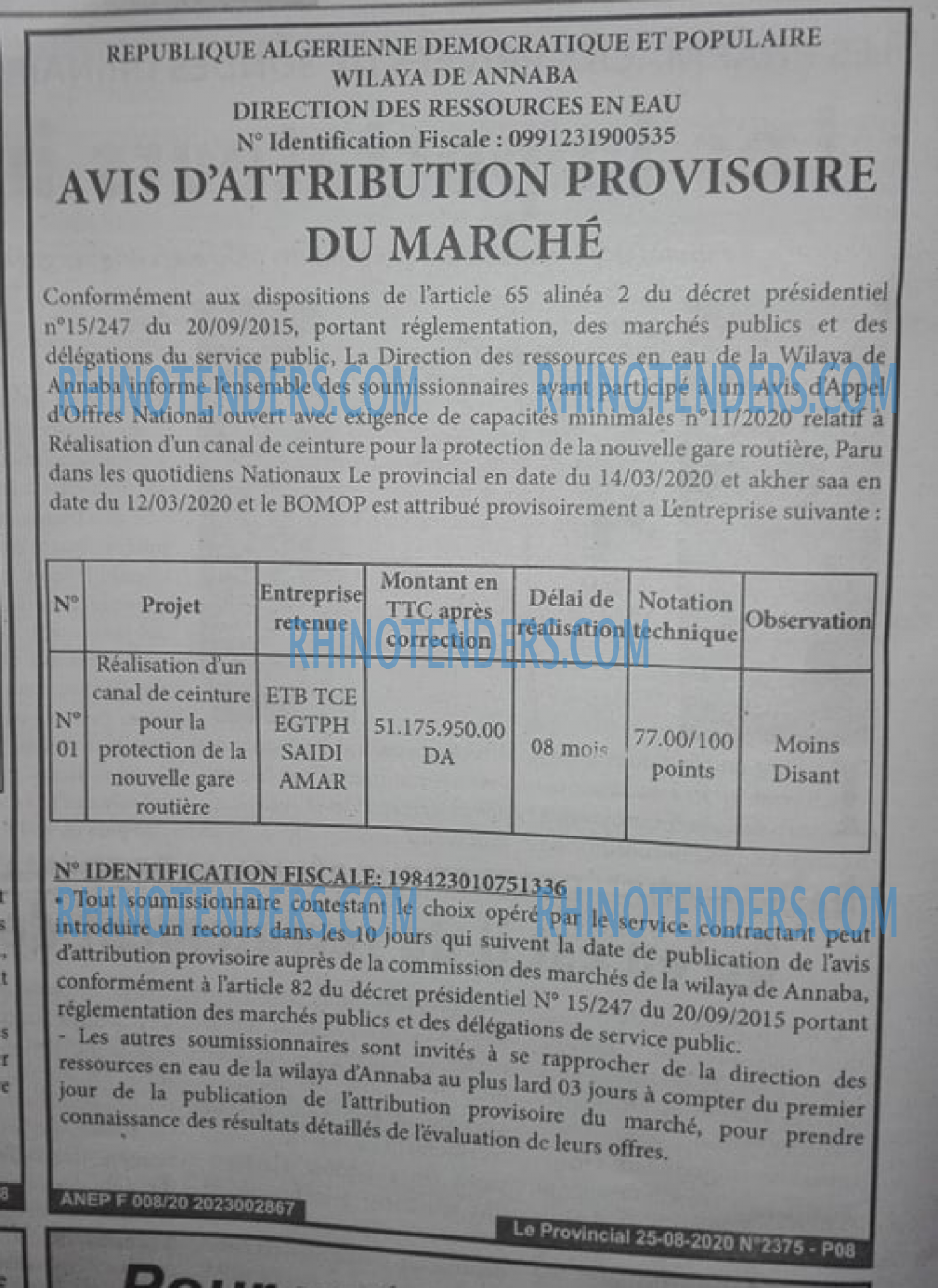 LE PROVINCIAL