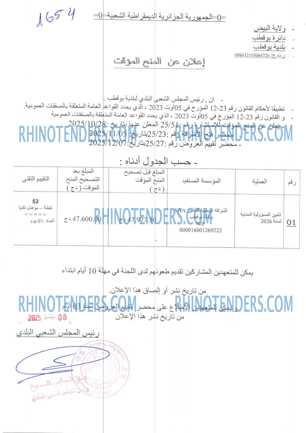 Rhinotenders