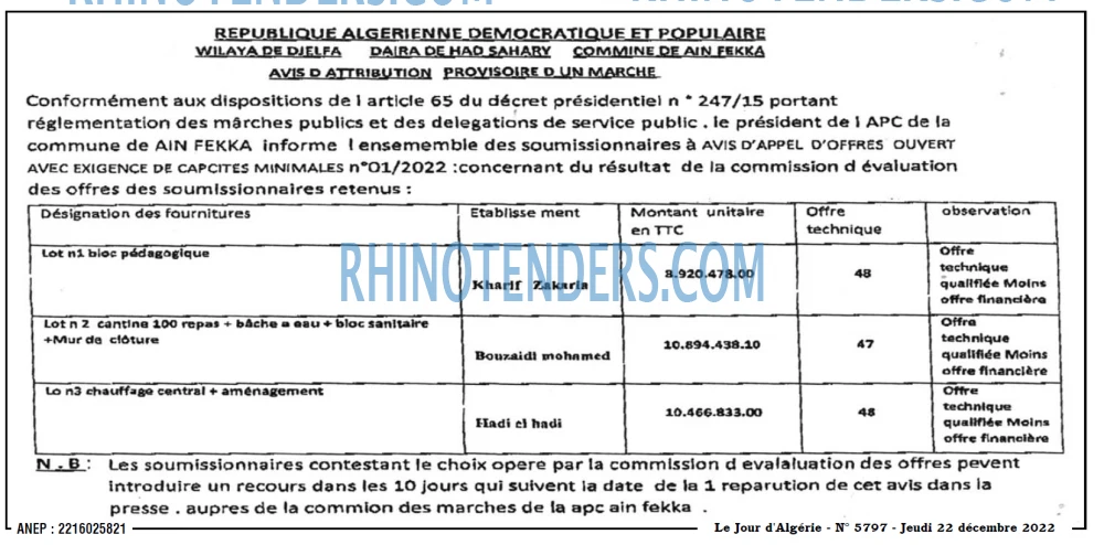 Le Jour d'Algérie