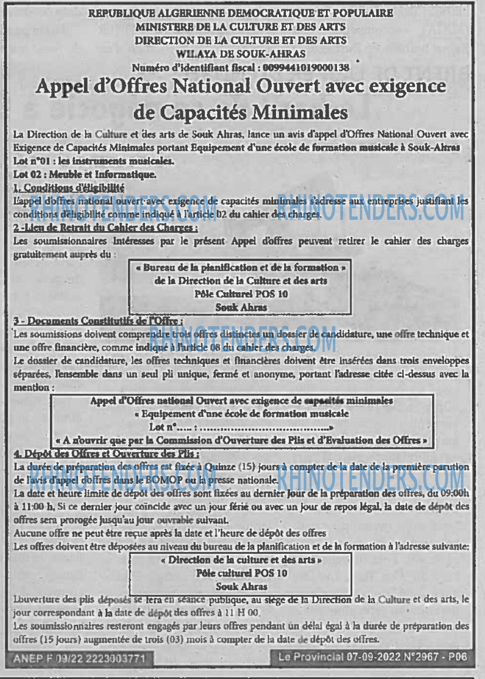 LE PROVINCIAL