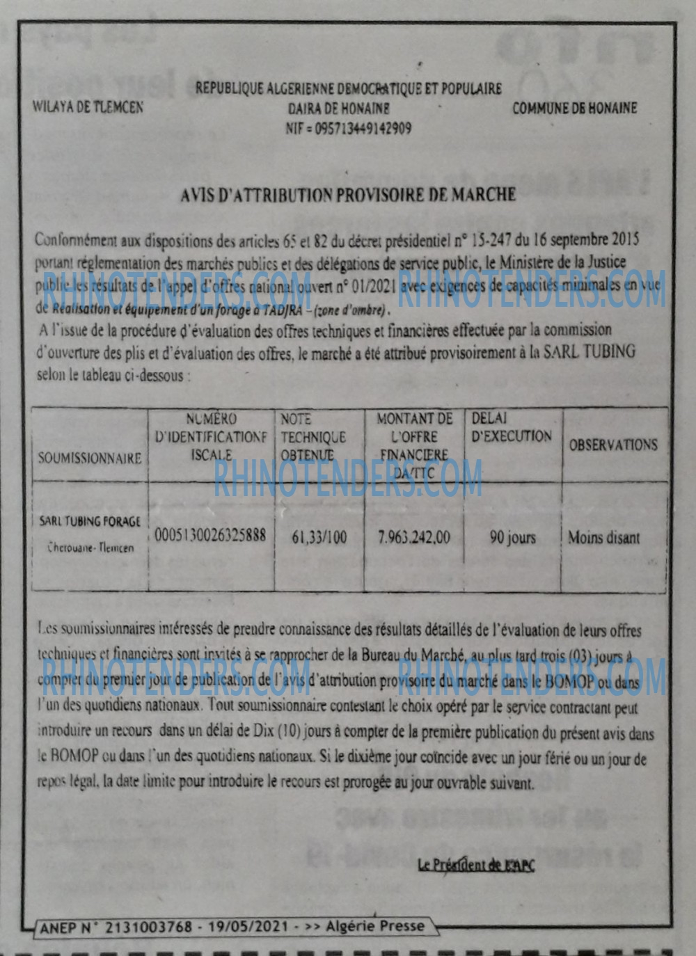 ALGERIE PRESSE
