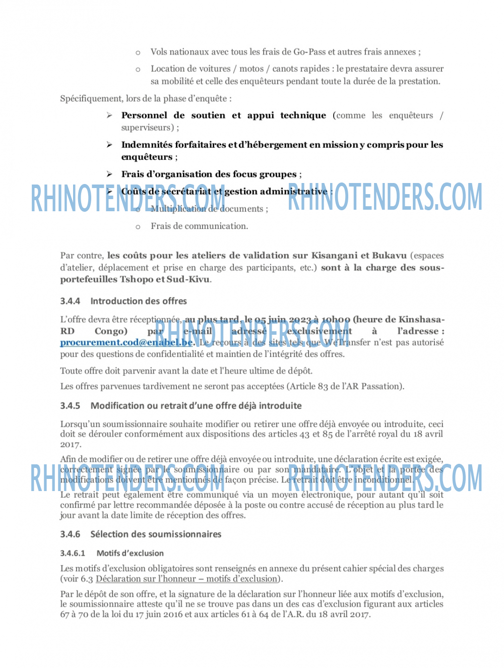 Rhinotenders