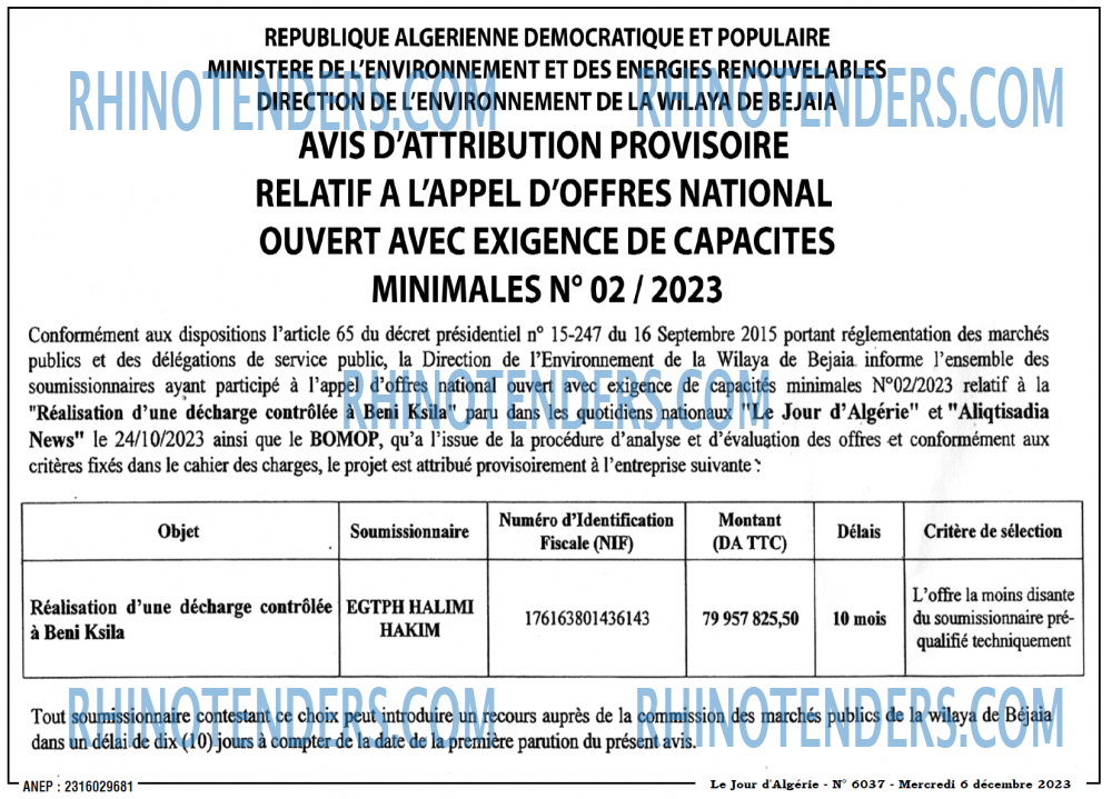 Le Jour d'Algérie
