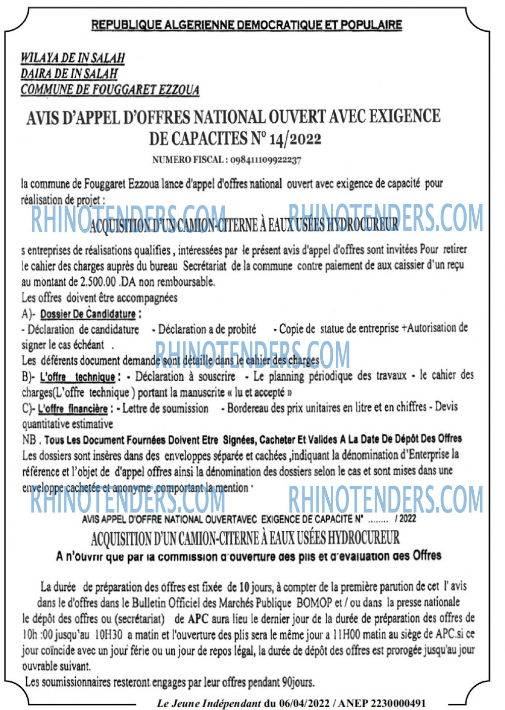 Jeune Independant