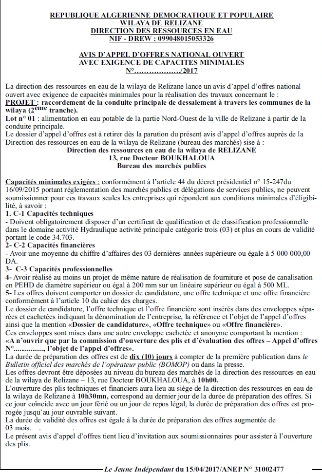 Le jeune indépendant