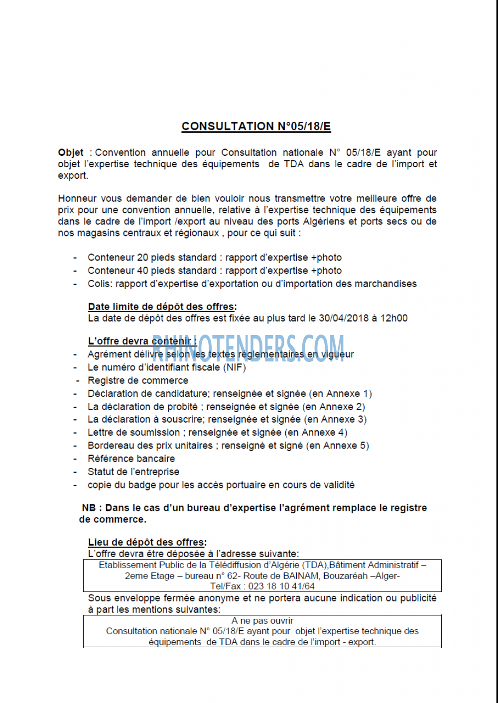 TDA - Télédiffusion d'Algérie