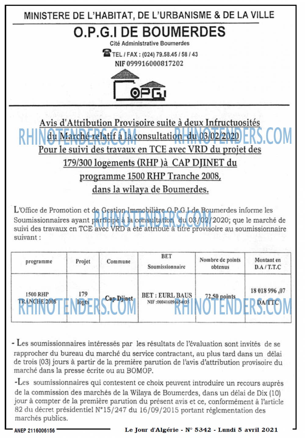 Le Jour d'Algérie