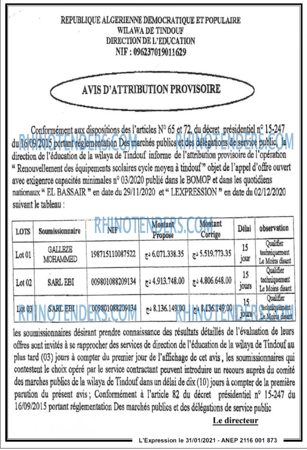 L'EXPRESSION