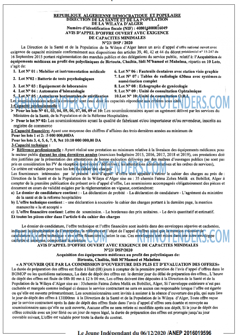 Jeune Independant