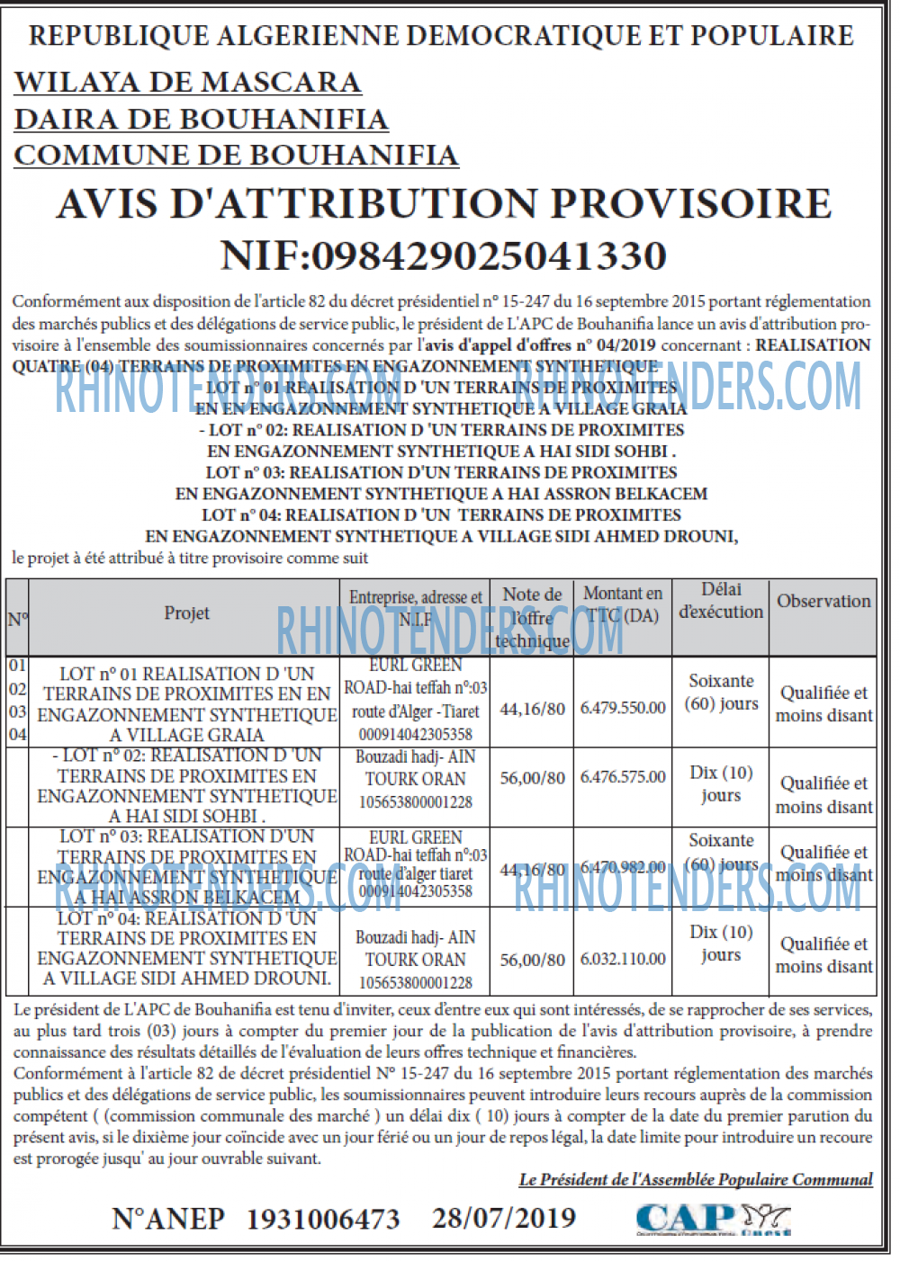 CAP OUEST