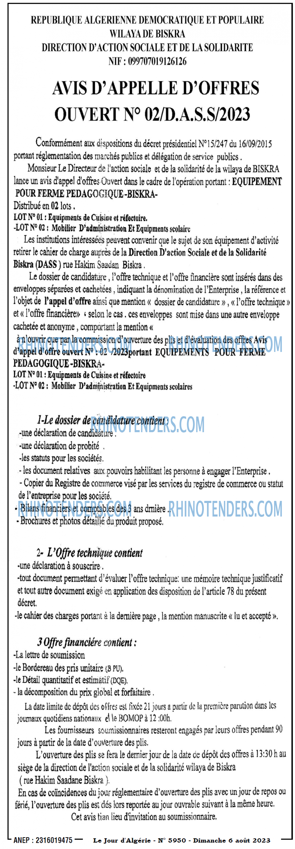 Le Jour d'Algérie
