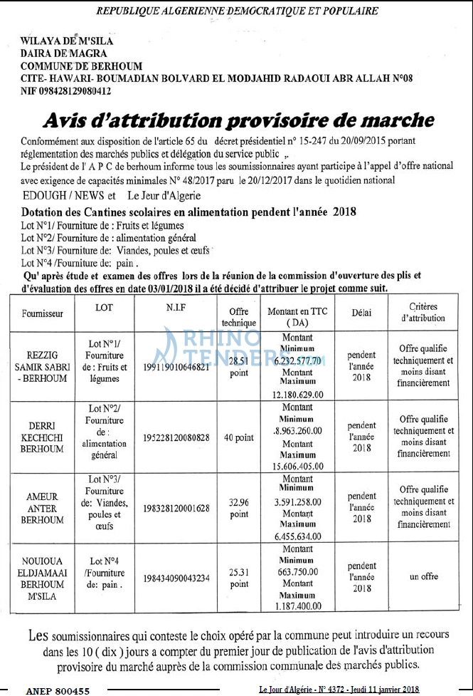 Le Jour d'Algérie