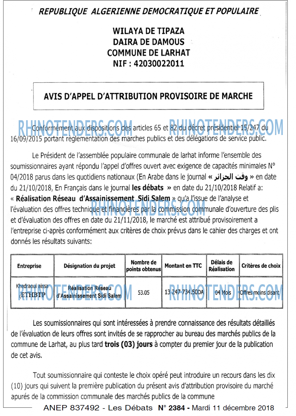 Les Debats