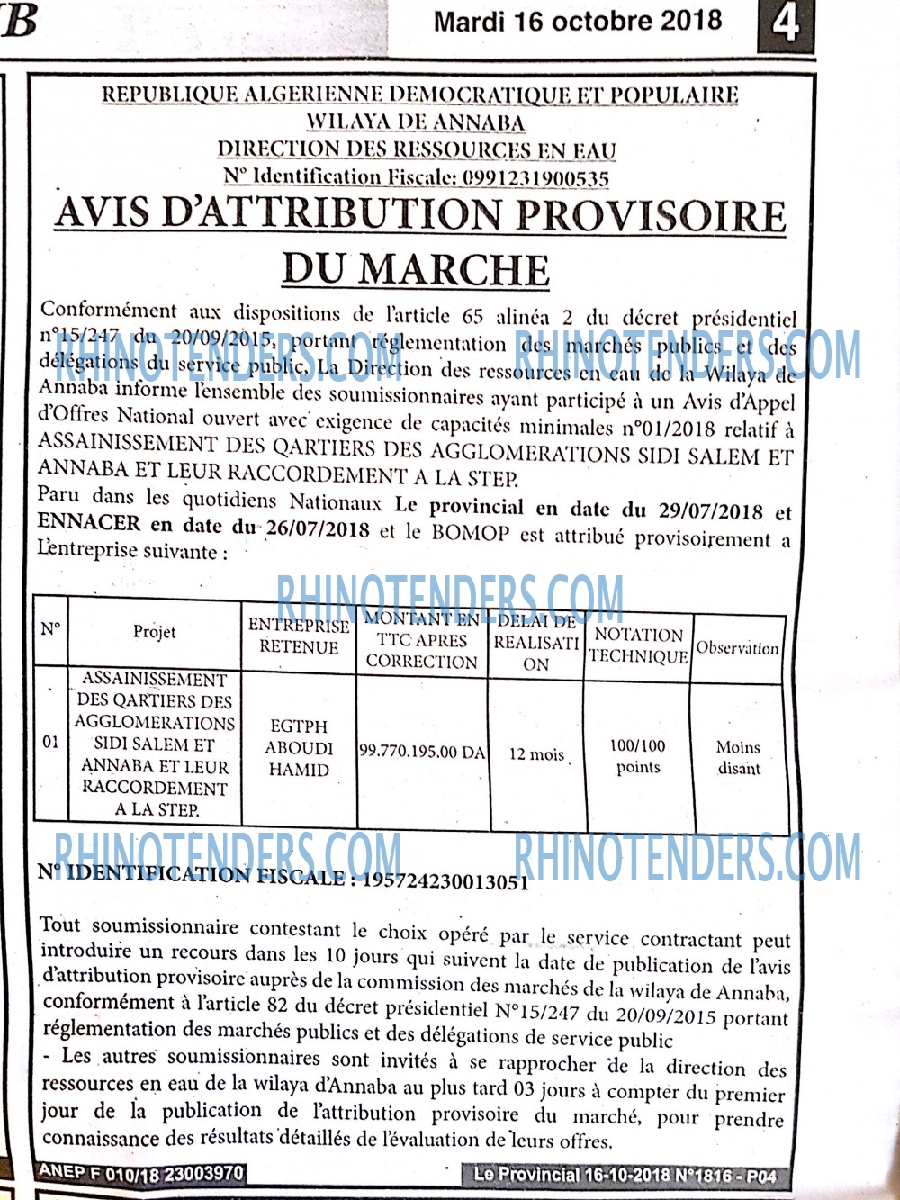 LE PROVINCIAL