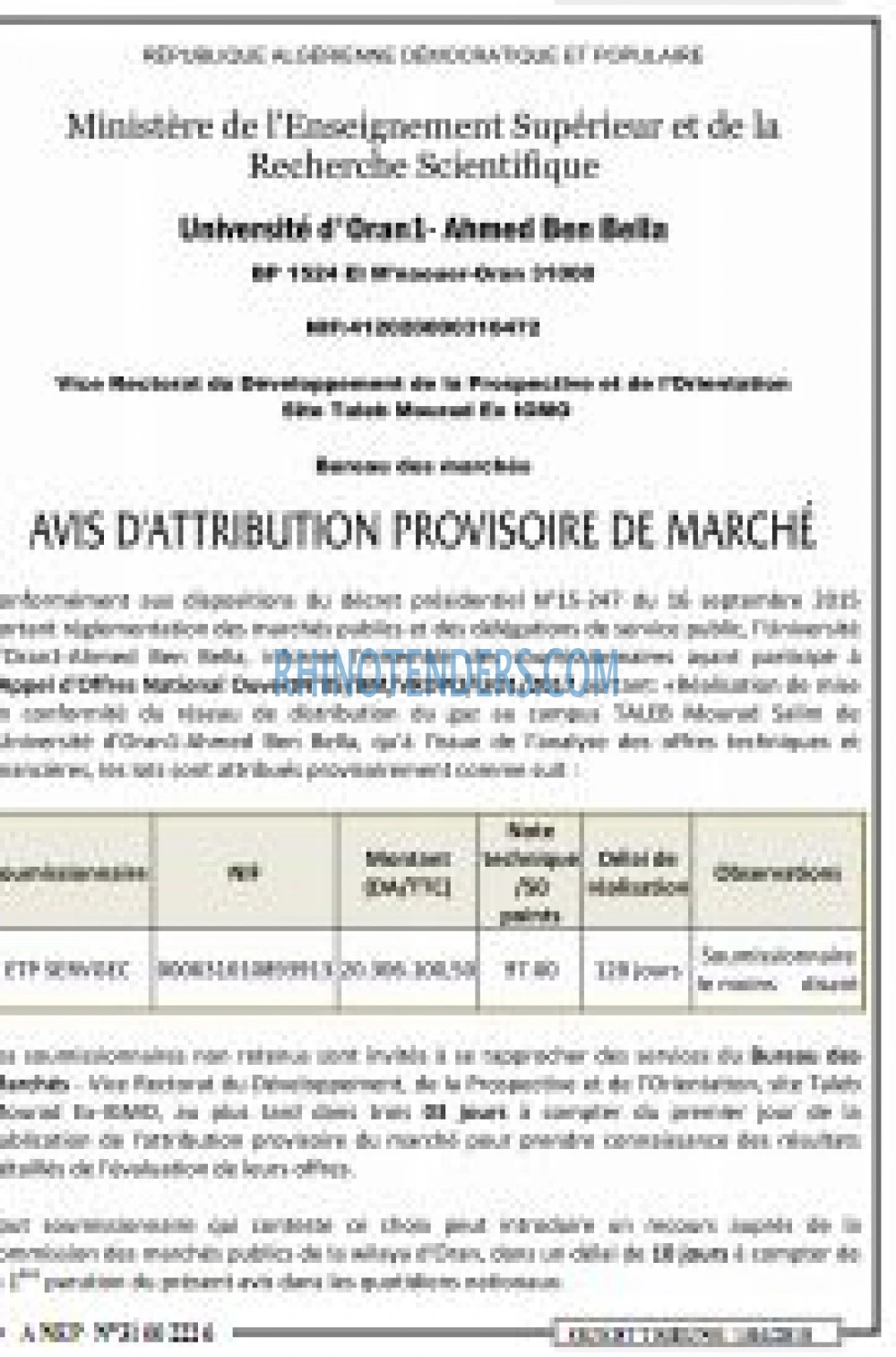 ouest TRIBUNE