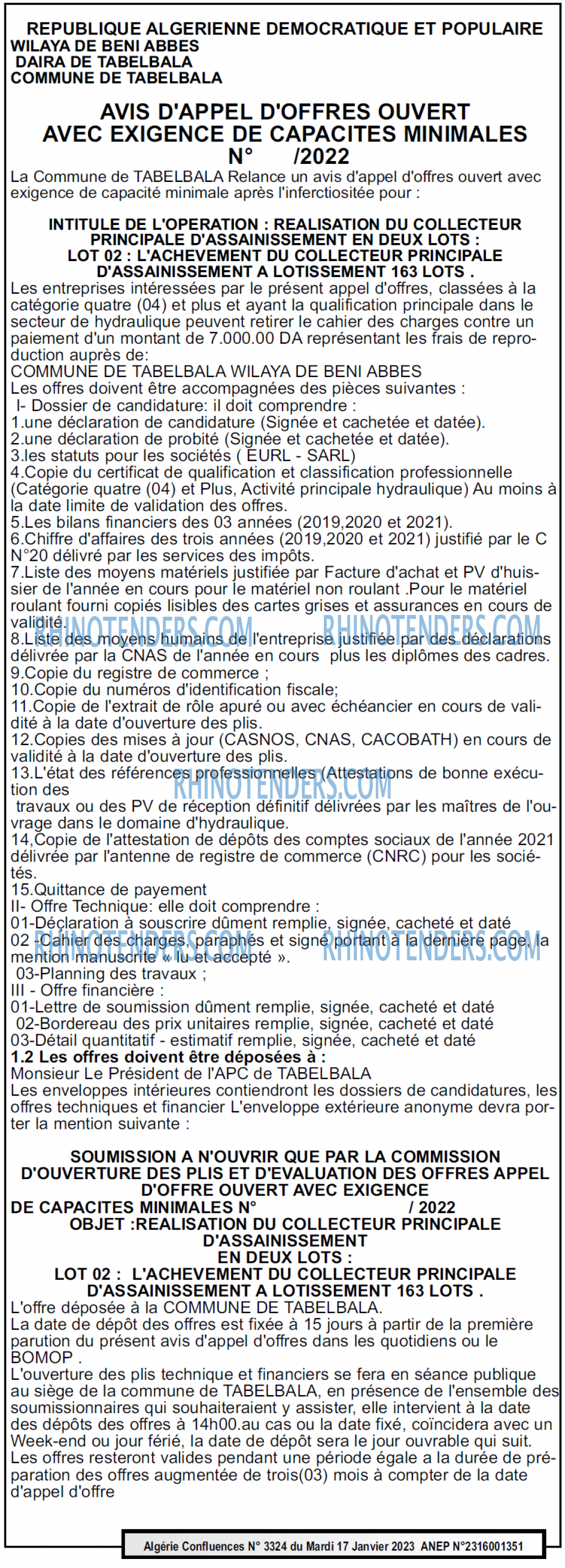 Algerie Confluence