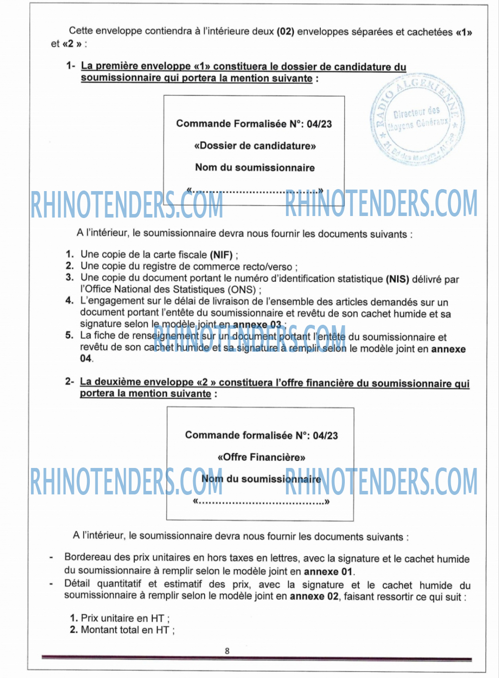 Rhinotenders
