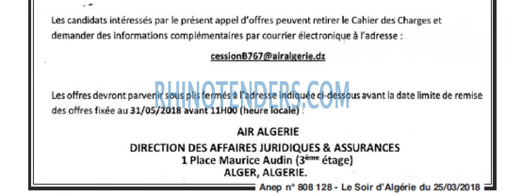 LE SOIR D'ALGERIE