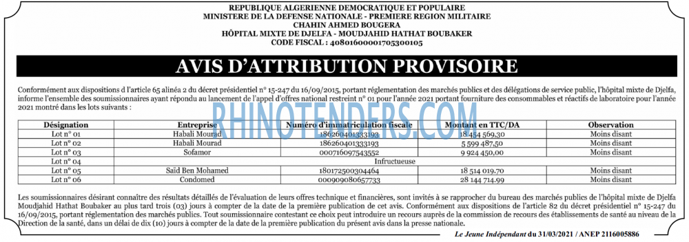 Jeune Independant