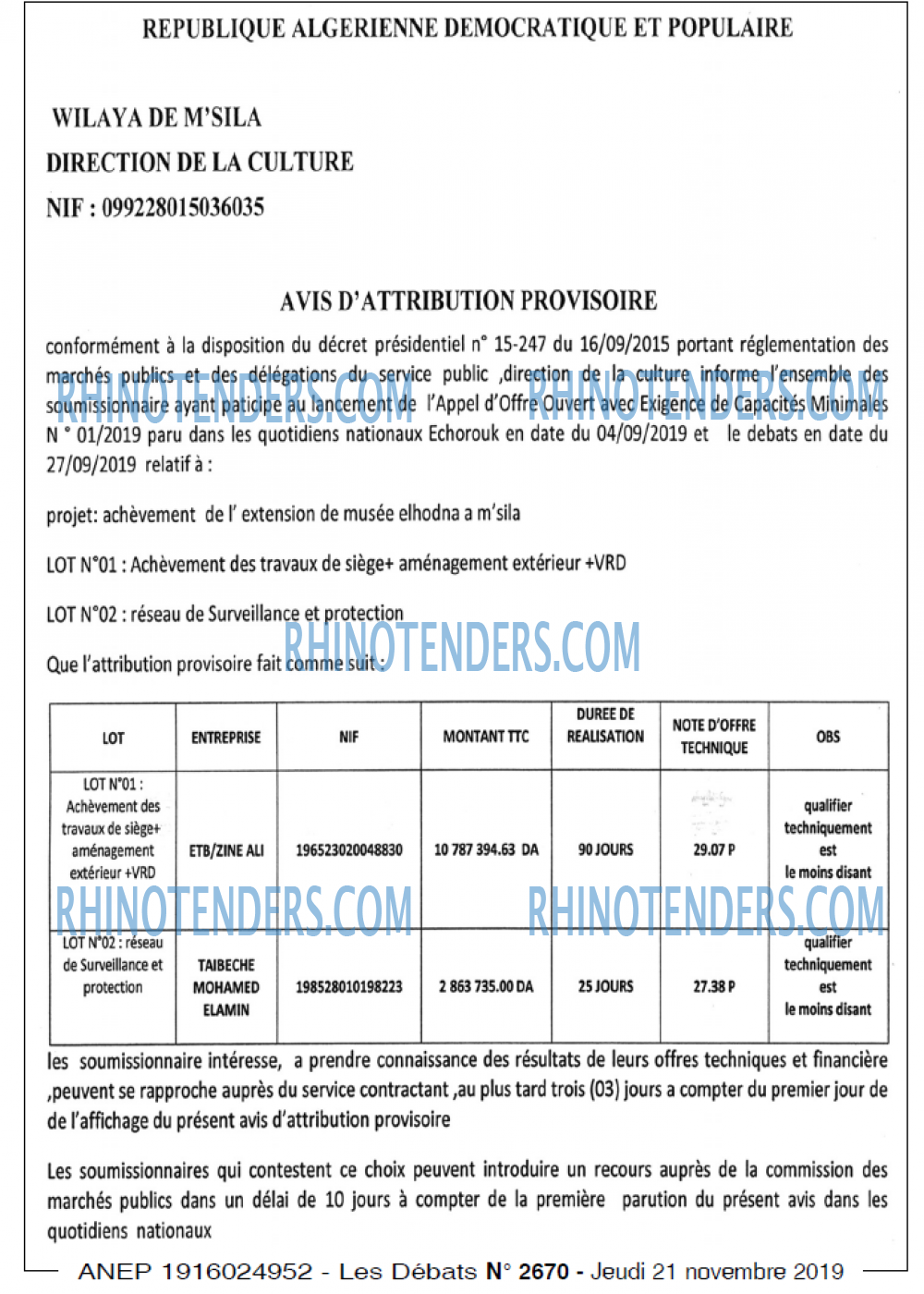 Les Debats
