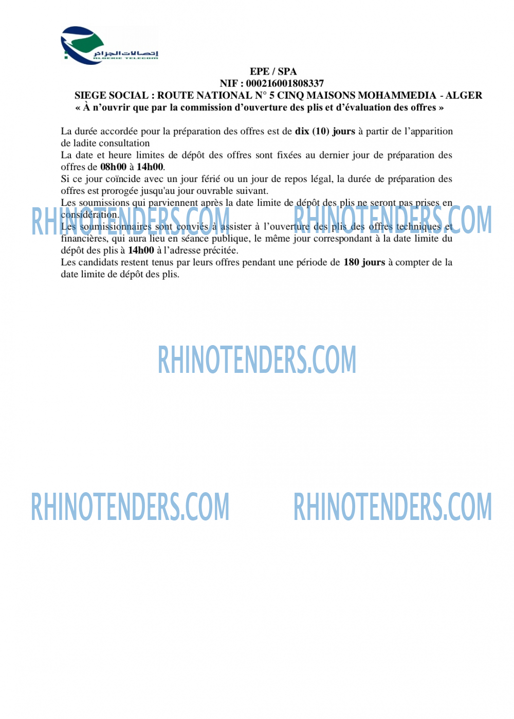 Rhinotenders