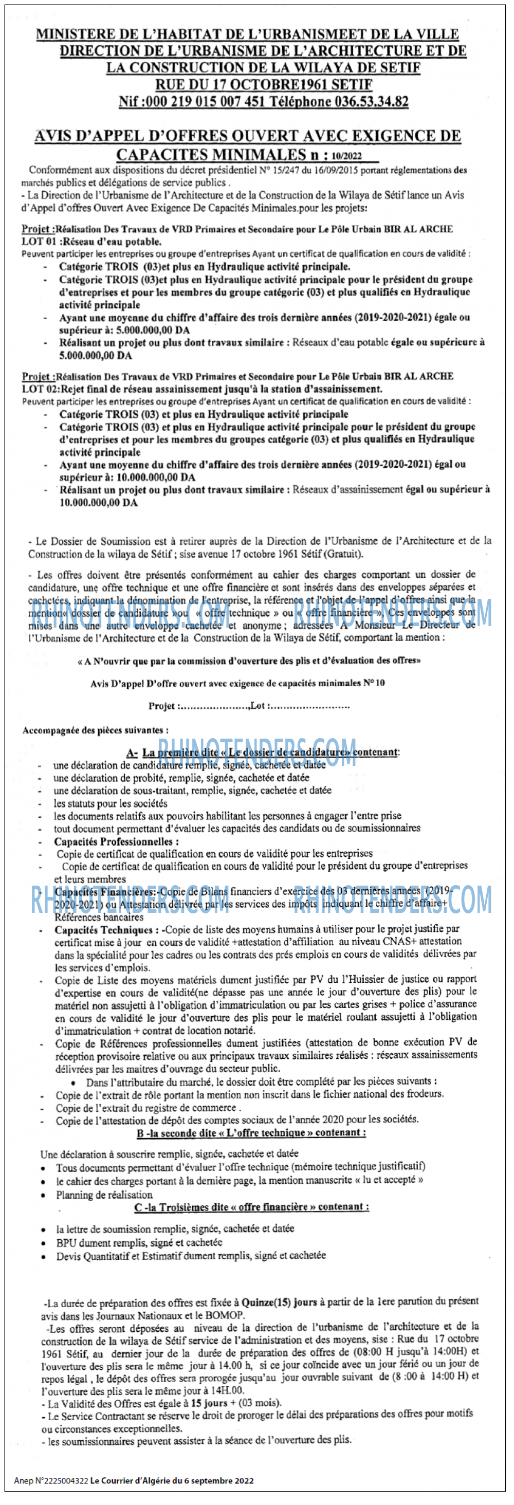 Le Courrier d'Algerie