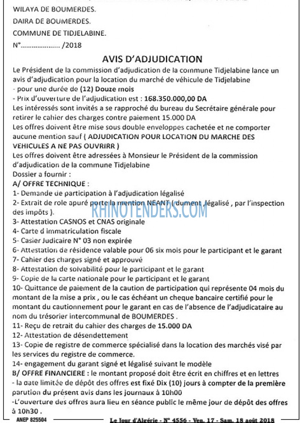 Le Jour d'Algérie