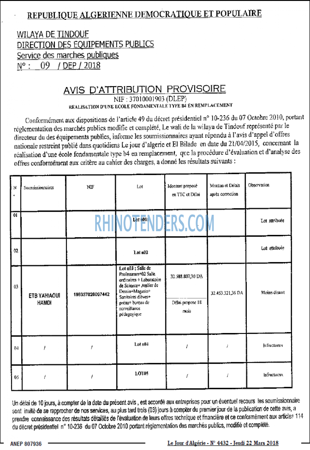 Le Jour d'Algérie