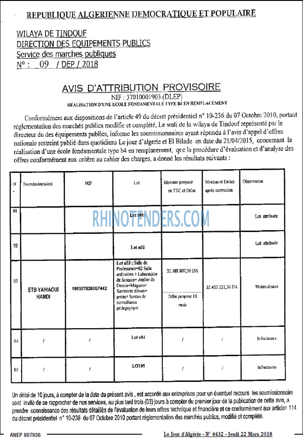 Le Jour d'Algérie