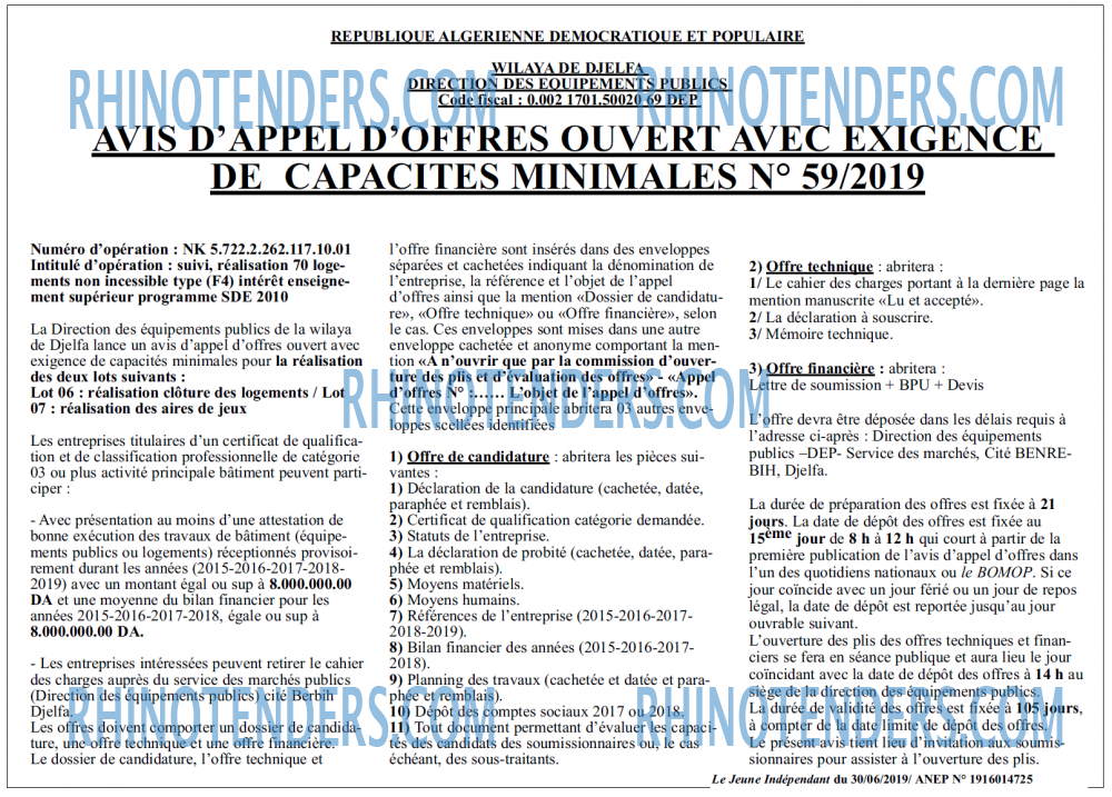 Jeune Independant