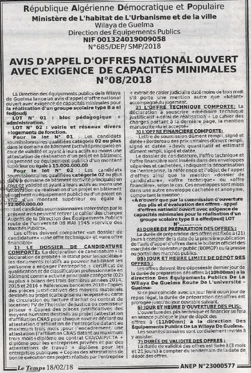 LE TEMPS
