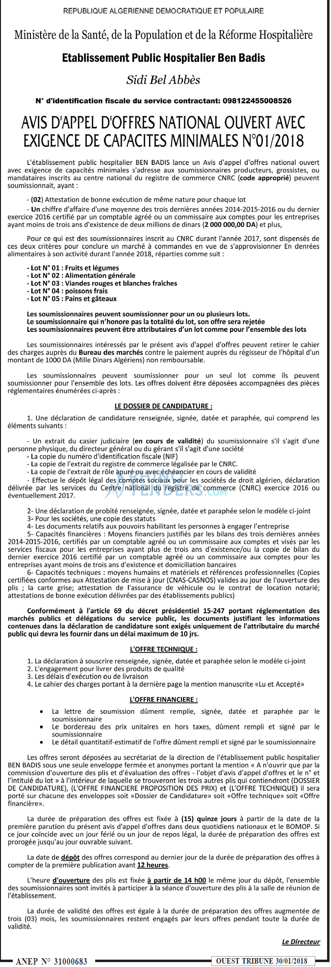ouest TRIBUNE