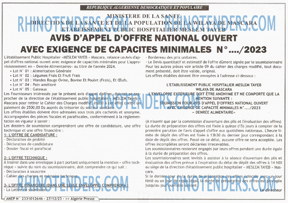 ALGERIE PRESSE