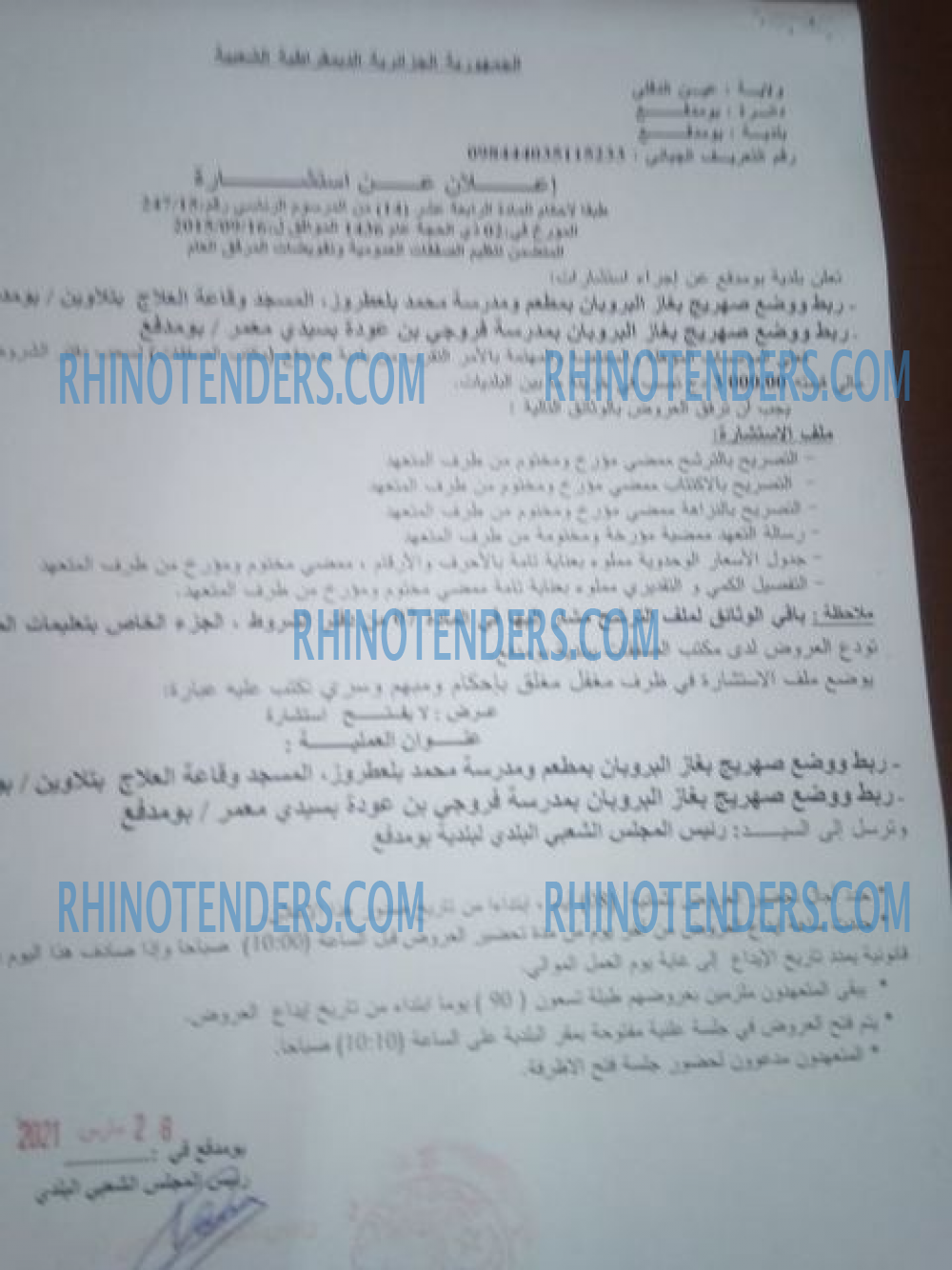 Rhinotenders