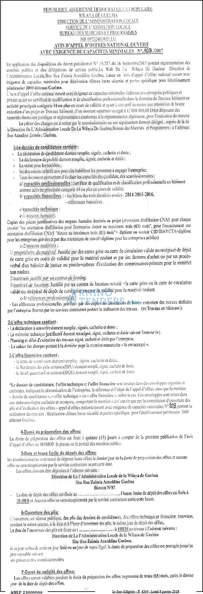 Le Jour d'Algérie