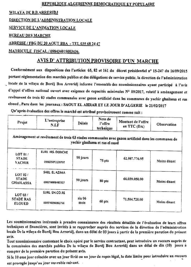 Le Jour d'Algérie